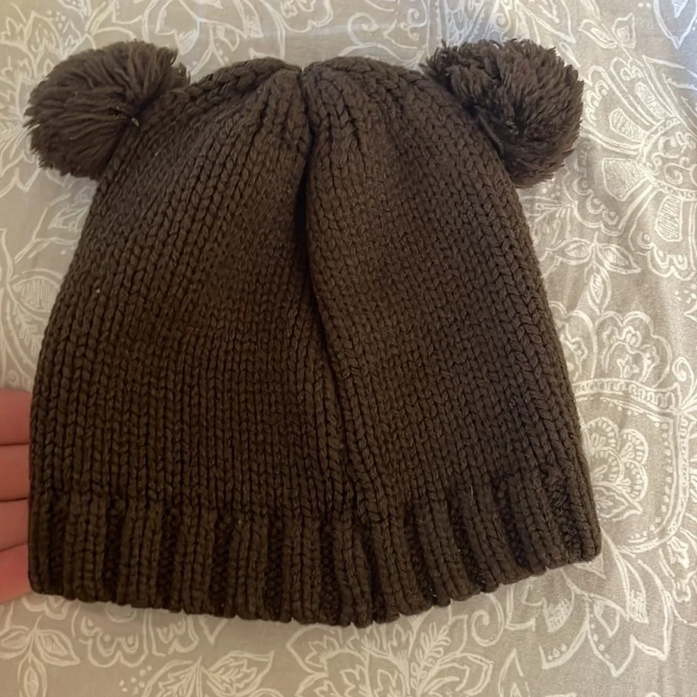 Toddler knit bear beanieBROWN ONE SIZE BOY OR GIRL​​​​​​​​